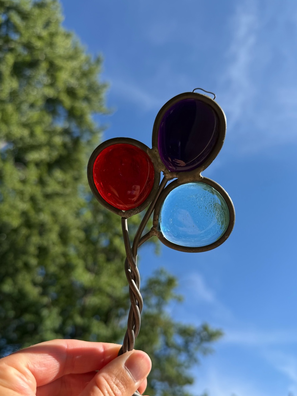 Vintage Balloon Stained Glass Suncatcher